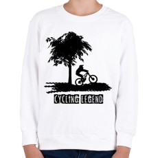 PRINTFASHION cycling legend - Gyerek pulóver - Fehér