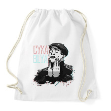 PRINTFASHION Cyka Blyat Feels Man #2 - Sportzsák, Tornazsák - Fehér tornazsák