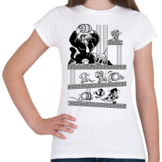 PRINTFASHION D-Ball - Női póló - Fehér