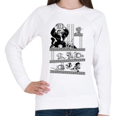 PRINTFASHION D-Ball - Női pulóver - Fehér