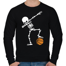 PRINTFASHION DAB basketball - Férfi pulóver - Fekete férfi pulóver, kardigán