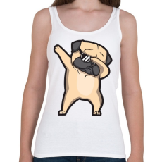 PRINTFASHION Dab francia bulldog - Női atléta - Fehér