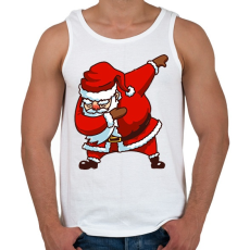PRINTFASHION Dab santa - Férfi atléta - Fehér