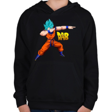 PRINTFASHION Dabbing Dragon Ball - Gyerek kapucnis pulóver - Fekete gyerek pulóver, kardigán