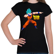 PRINTFASHION Dabbing Dragon Ball - Női póló - Fekete