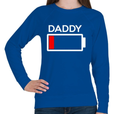 PRINTFASHION DADDY2.png - Női pulóver - Királykék női pulóver, kardigán