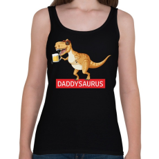 PRINTFASHION Daddysaurus - Női atléta - Fekete