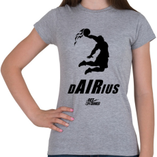 PRINTFASHION dAIRius zsákolókirály - Női póló - Sport szürke