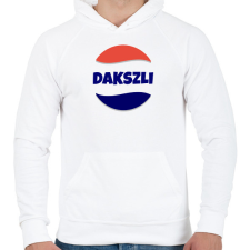 PRINTFASHION DAKSZLI - Férfi kapucnis pulóver - Fehér férfi pulóver, kardigán