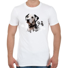 PRINTFASHION dalmata - Férfi póló - Fehér férfi póló
