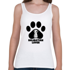 PRINTFASHION Dalmatian Lover - Női atléta - Fehér női trikó