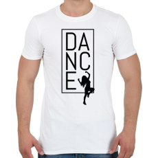 PRINTFASHION Dance (black) - Férfi póló - Fehér
