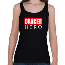 PRINTFASHION DANCER HERO - Női atléta - Fekete női trikó