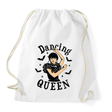 PRINTFASHION Dancing Queen - Sportzsák, Tornazsák - Fehér tornazsák