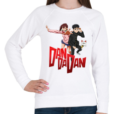 PRINTFASHION Dandadan - Női pulóver - Fehér