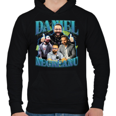 PRINTFASHION Daniel Negreanu - póker - Férfi kapucnis pulóver - Fekete