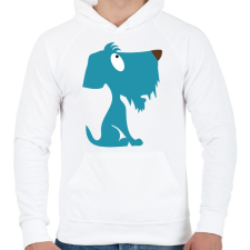 PRINTFASHION Danny - Férfi kapucnis pulóver - Fehér férfi pulóver, kardigán