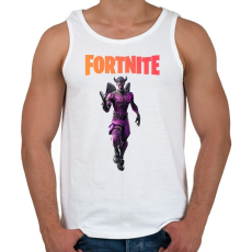 PRINTFASHION Dark Cupid Fortnite - Férfi atléta - Fehér
