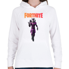 PRINTFASHION Dark Cupid Fortnite - Női kapucnis pulóver - Fehér női pulóver, kardigán