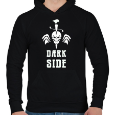 PRINTFASHION DARK SIDE - Férfi kapucnis pulóver - Fekete férfi pulóver, kardigán