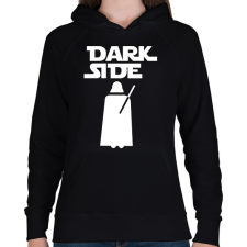 PRINTFASHION Dark Side páros minta - Női kapucnis pulóver - Fekete női pulóver, kardigán