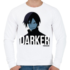 PRINTFASHION Darker than Black - Férfi pulóver - Fehér