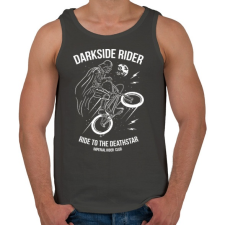 PRINTFASHION Darkside rider - Férfi atléta - Sötétszürke atléta, trikó