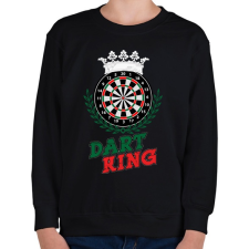 PRINTFASHION Dart King - Gyerek pulóver - Fekete gyerek pulóver, kardigán