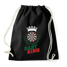 PRINTFASHION Dart King - Sportzsák, Tornazsák - Fekete tornazsák