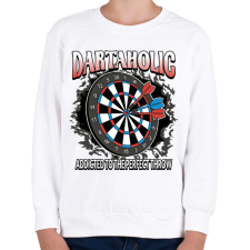 PRINTFASHION Darts függő - Gyerek pulóver - Fehér gyerek pulóver, kardigán