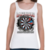 PRINTFASHION Darts függő - Női atléta - Fehér