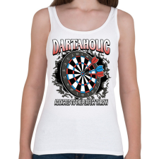 PRINTFASHION Darts függő - Női atléta - Fehér női trikó