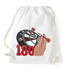 PRINTFASHION Darts - Sportzsák, Tornazsák - Fehér tornazsák
