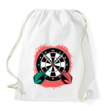 PRINTFASHION Darts - Sportzsák, Tornazsák - Fehér tornazsák