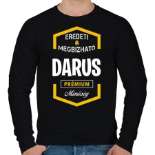 PRINTFASHION Darus prémium minőség - Férfi pulóver - Fekete férfi pulóver, kardigán
