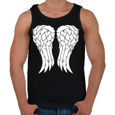 PRINTFASHION Daryl szárnyak - Férfi atléta - Fekete atléta, trikó