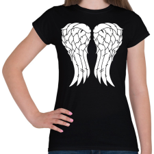PRINTFASHION Daryl szárnyak - Női póló - Fekete női póló