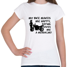 PRINTFASHION dating - Női póló - Fehér