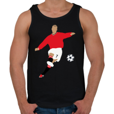 PRINTFASHION David Beckham - Férfi atléta - Fekete atléta, trikó