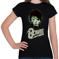 PRINTFASHION david bowie - Női póló - Fekete