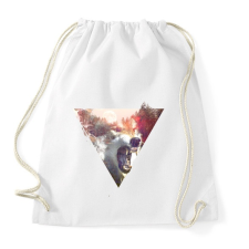 PRINTFASHION Daylight moon - Sportzsák, Tornazsák - Fehér tornazsák