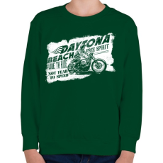 PRINTFASHION Daytona - Gyerek pulóver - Sötétzöld
