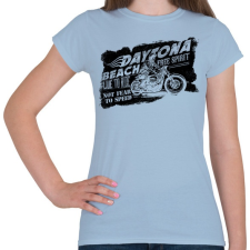 PRINTFASHION Daytona - Női póló - Világoskék női póló