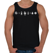 PRINTFASHION Dayz icon - Férfi atléta - Fekete atléta, trikó
