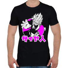 PRINTFASHION DBS BLACK GOKU - Férfi póló - Fekete