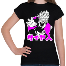PRINTFASHION DBS BLACK GOKU - Női póló - Fekete női póló
