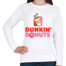 PRINTFASHION DD fánk - Női pulóver - Fehér női pulóver, kardigán