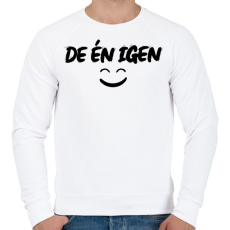 PRINTFASHION De én igen - Páros póló fekete - Férfi pulóver - Fehér