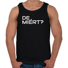 PRINTFASHION DE MIÉRT - Férfi atléta - Fekete