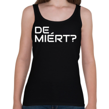 PRINTFASHION DE MIÉRT - Női atléta - Fekete női trikó